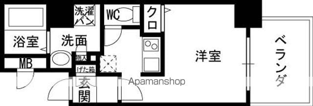 クレアート大阪トゥールビヨンの間取り写真