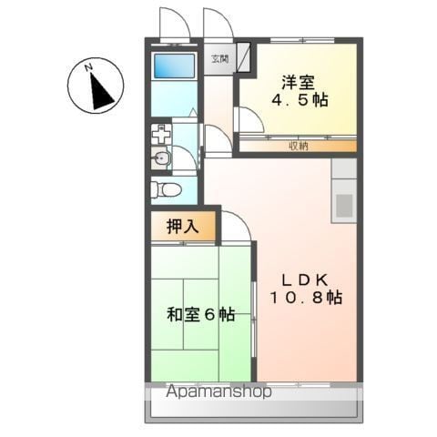 シティ・ソレイユの間取り