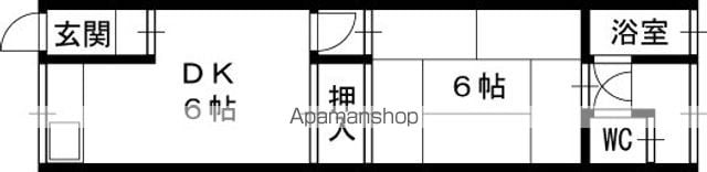新家ハイツの間取り写真