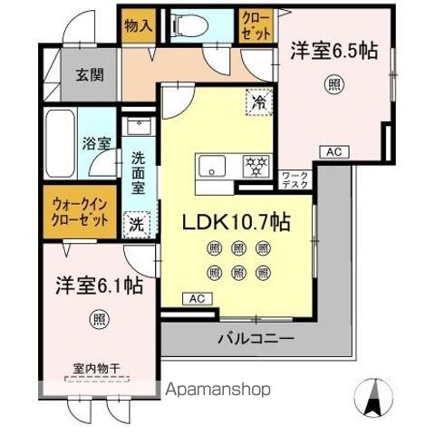 M&S RESIDENCE RIVERSIDEの間取り写真