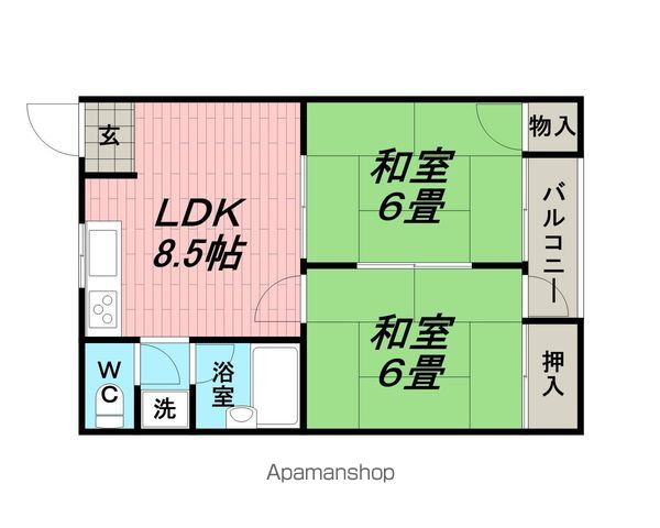 NEROSSO豊中の間取り写真