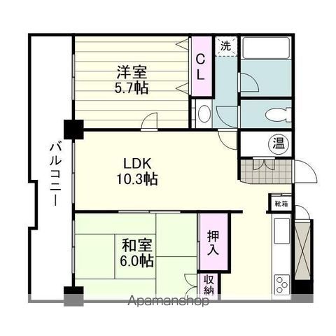 ストークマンション鹿児島の間取り写真