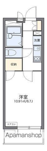 レオパレスアーバン国立の間取り