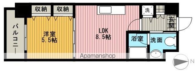 プラウランド堀田の間取り写真