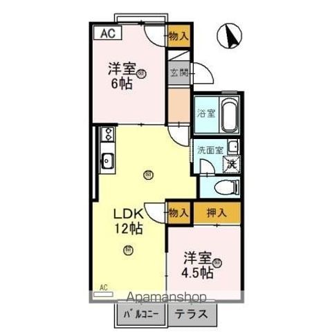 ハイツ堂前の間取り写真