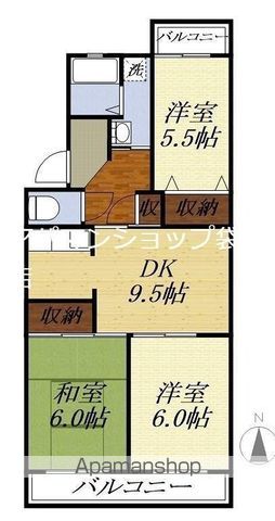 東海道本線 袋井駅 徒歩33分 3階建 築29年の間取り写真