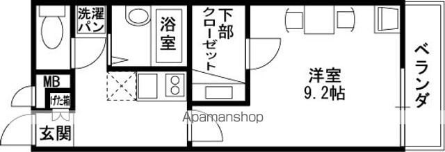 レオパレス太子堂の間取り写真