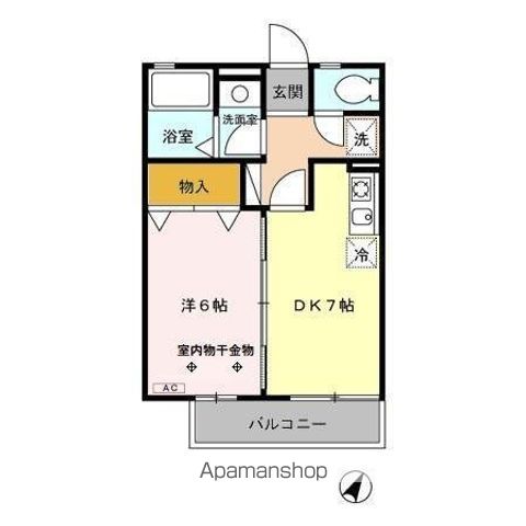 クローカス Iの間取り写真