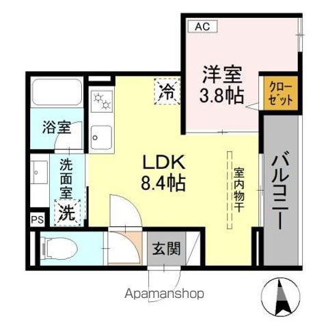 D PAINA岩戸北四丁目の間取り写真