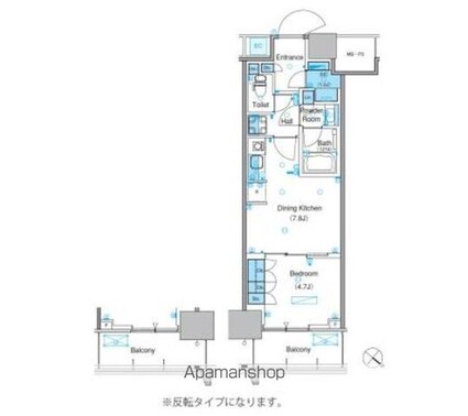 パークアクシス豊洲キャナル[1DK/36.63m2]の間取図