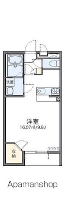 レオネクスト太陽[1K/31.05m2]の間取図