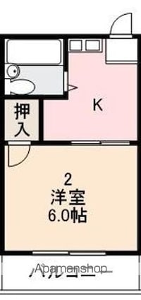 コート紙町Ⅳ[1K/19.44m2]の間取図