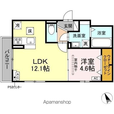 DーHILLS小池の間取り写真