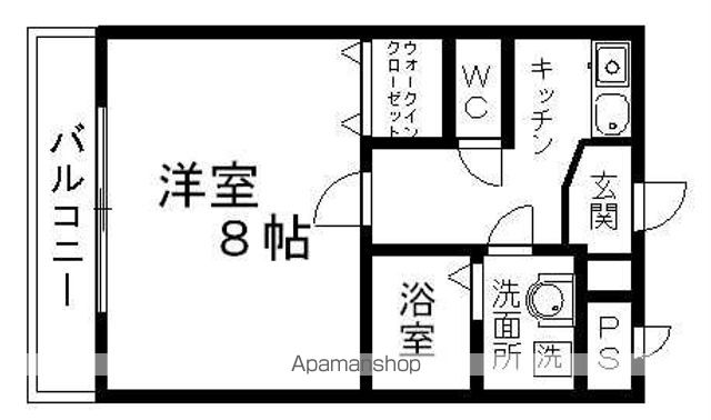 ジュネス黒髪の間取り写真