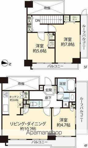 セレナハイム小石川西館の間取り写真