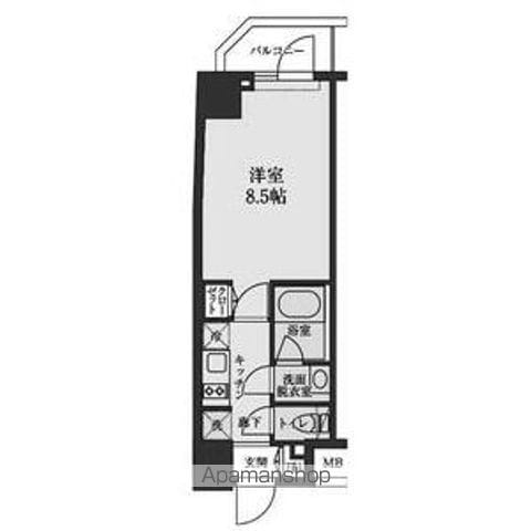 SーRESIDENCE清澄白河の間取り写真