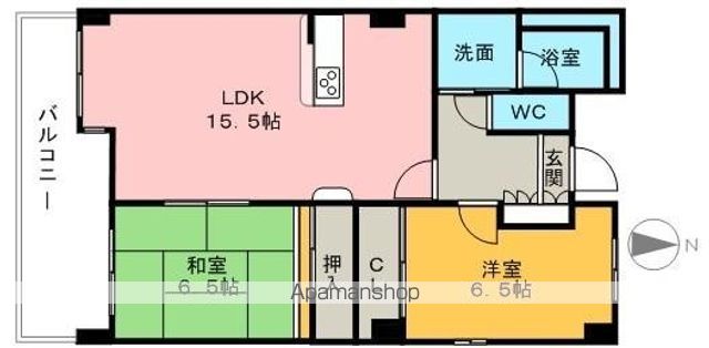 C・Y・WEST205の間取り写真