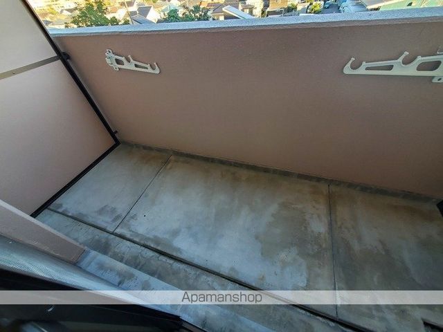 サンタウン竹鼻　Ａ[1K/25.2m2]のバルコニー