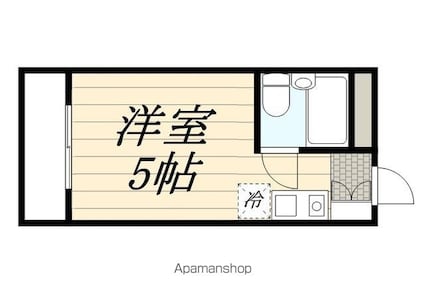 メゾン・ド・マニエール[1R/14.54m2]の間取図