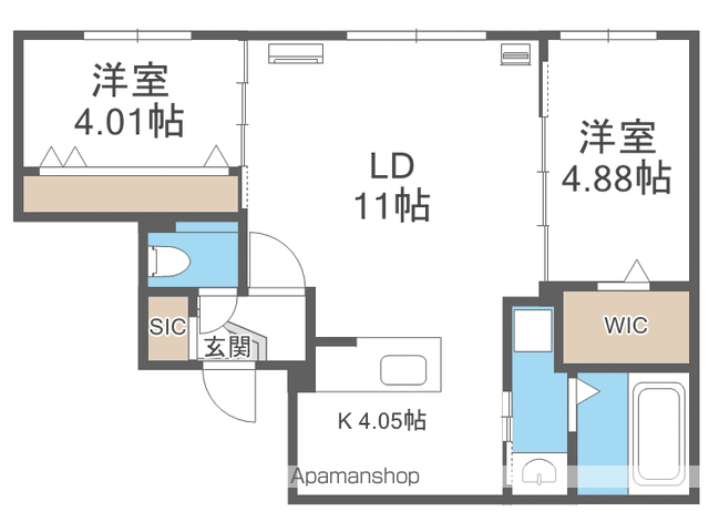 RD GRACE新札幌の間取り写真
