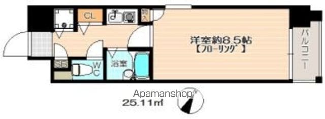 アネックスカサハラ天神南の間取り写真