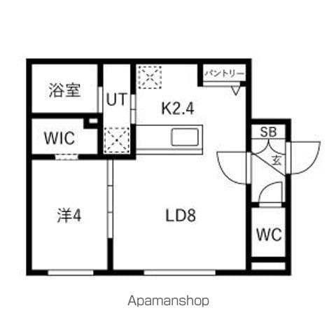 PATIO菊水の間取り写真