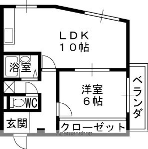 市隆ハイツ武庫之荘の間取り写真