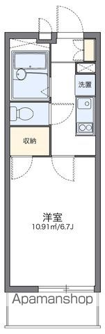 レオパレスシャトレ香椎の間取り