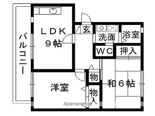 ハイカムール八乙女ST Iの間取り写真