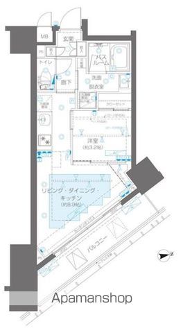 ＺＯＯＭ新宿御苑前の間取り