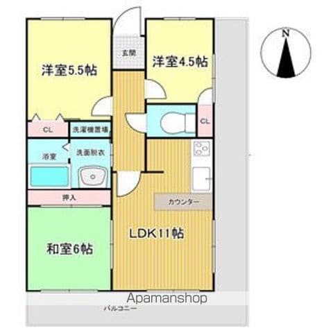 イトーピア六番町マンションの間取り写真