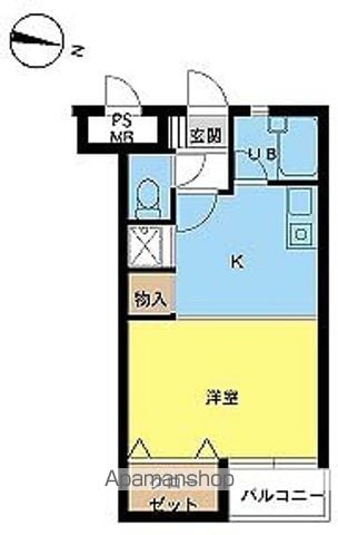スカイコート五反田の間取り写真