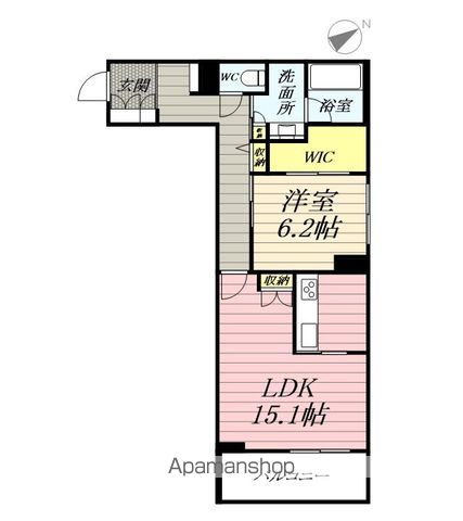 FDI Casa片瀬江ノ島Iの間取り写真