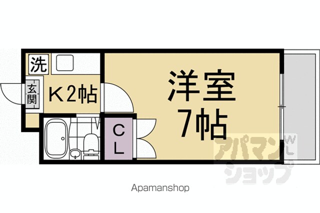 SAKURARESIDENCE一乗寺の間取り写真