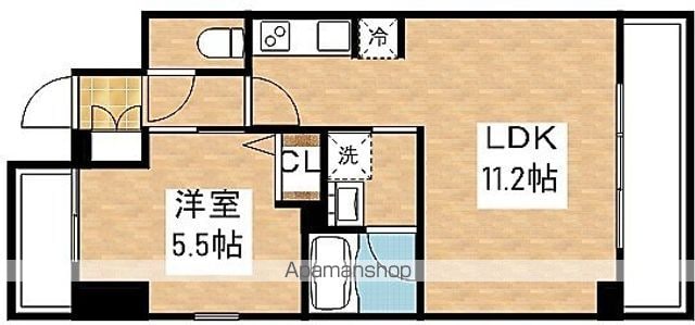 S−RESIDENCE江坂EMINENCEの間取り写真