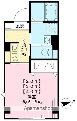 プラム二長町の間取り写真