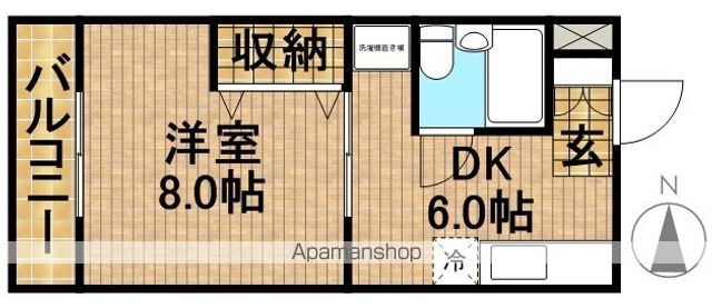 MAISON CRYSTALの間取り写真