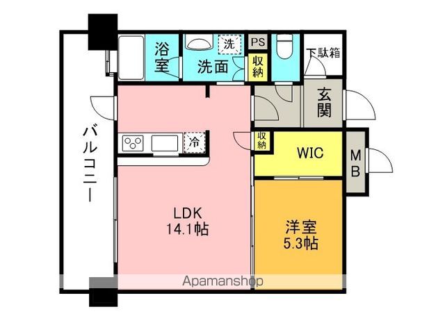 エンクレストGRAN博多駅前の間取り写真
