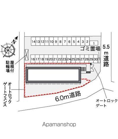 レオパレスバンリュ 208 ｜ 千葉県船橋市松が丘２丁目25-15（賃貸マンション1K・2階・26.08㎡） その21