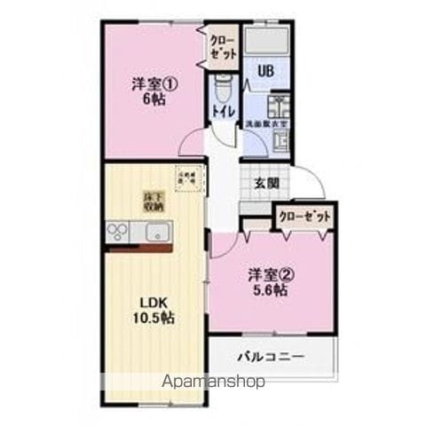 アスカA棟の間取り写真