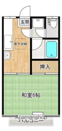 コーポメグ[1K/23.18m2]の間取図