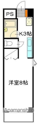 エスパシオ[1K/29.15m2]の間取図