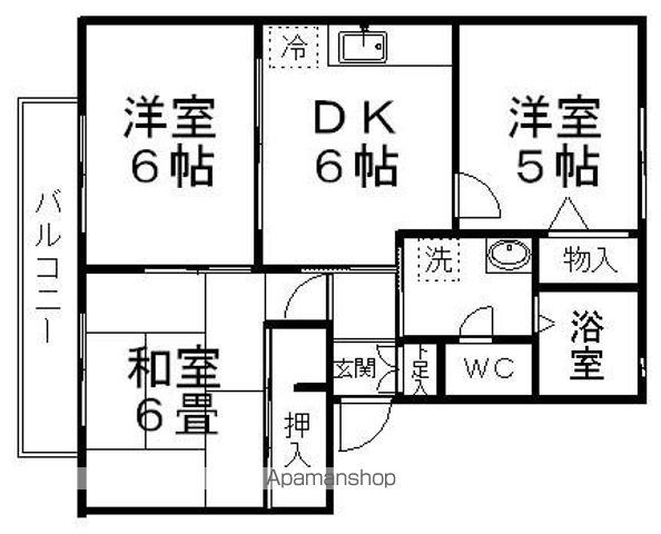 ビューラーシャトル パセリ館の間取り写真