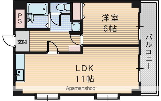 第2高光マンションの間取り写真