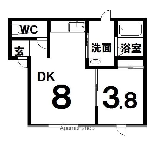イースト1・5の間取り写真