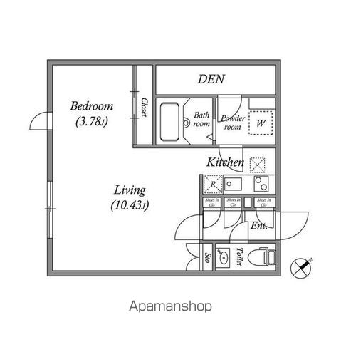 ＢＲＡＮＣＨＥ武蔵小山の間取り