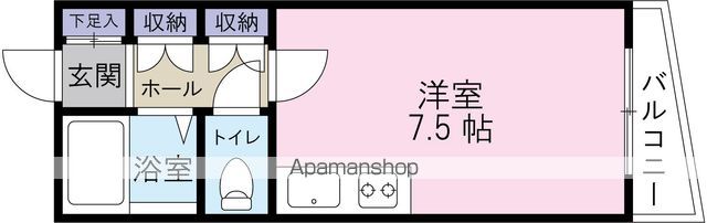 ハイツ寛の間取り写真
