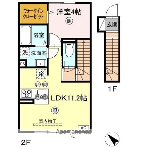 浜乃木レジデンスKの間取り写真