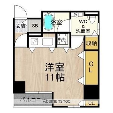 フローライト長堀橋の間取り写真