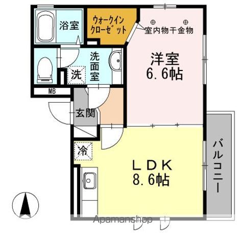アグレアブル千住の間取り写真